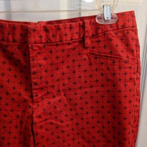 ⬇️ GAP Ankle-Length Red Trousers